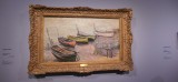 „Boote am Strand von Étretat“ von Claude Monet 1883.